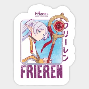 FRIEREN: BEYOND JOURNEYS END FULL COLOR (GRUNGE) Sticker